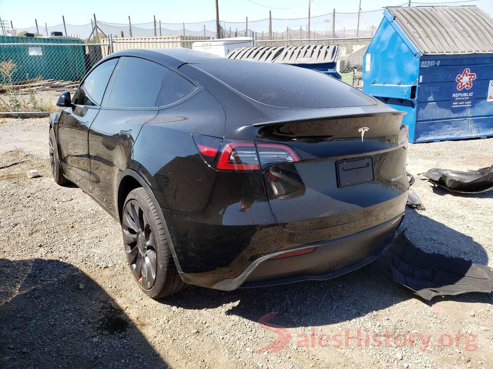 5YJYGDEF6MF157767 2021 TESLA MODEL Y