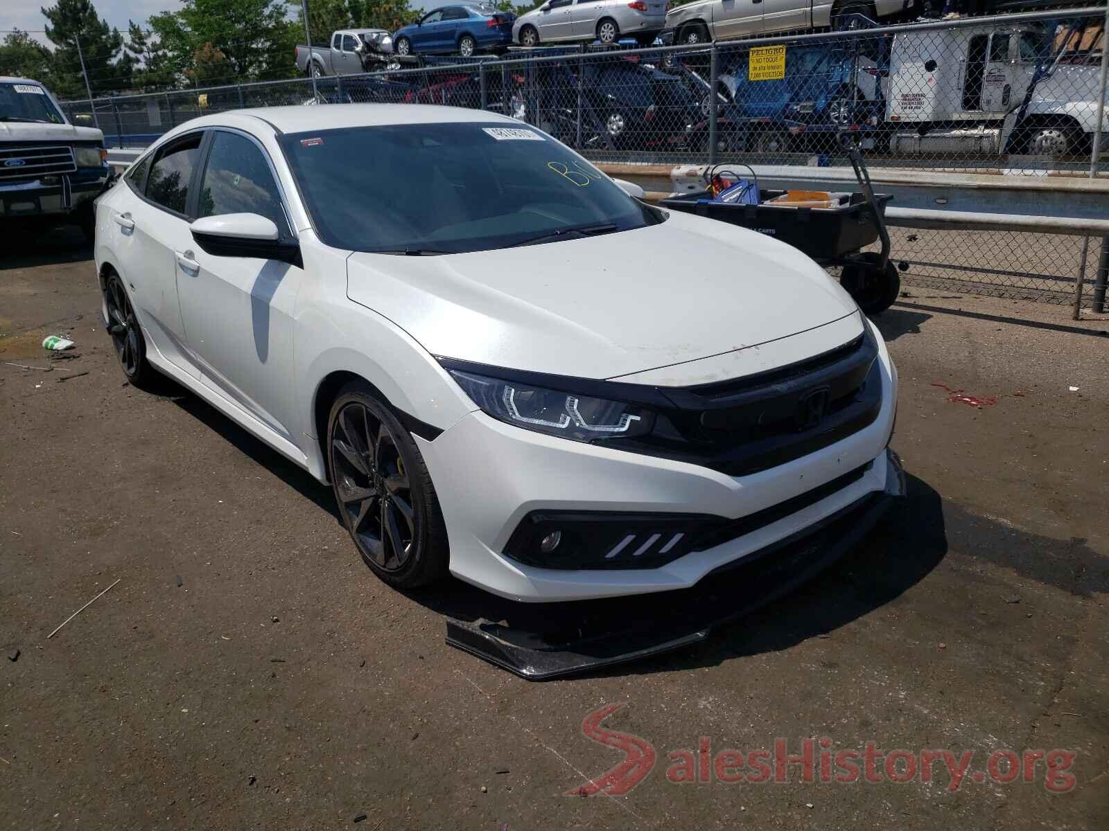 19XFC2F8XLE003316 2020 HONDA CIVIC