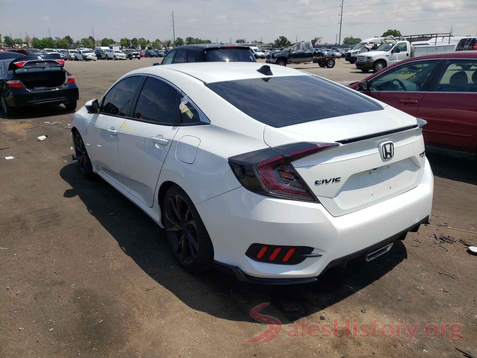 19XFC2F8XLE003316 2020 HONDA CIVIC