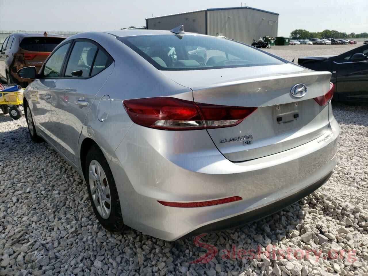 5NPD74LF3HH183476 2017 HYUNDAI ELANTRA