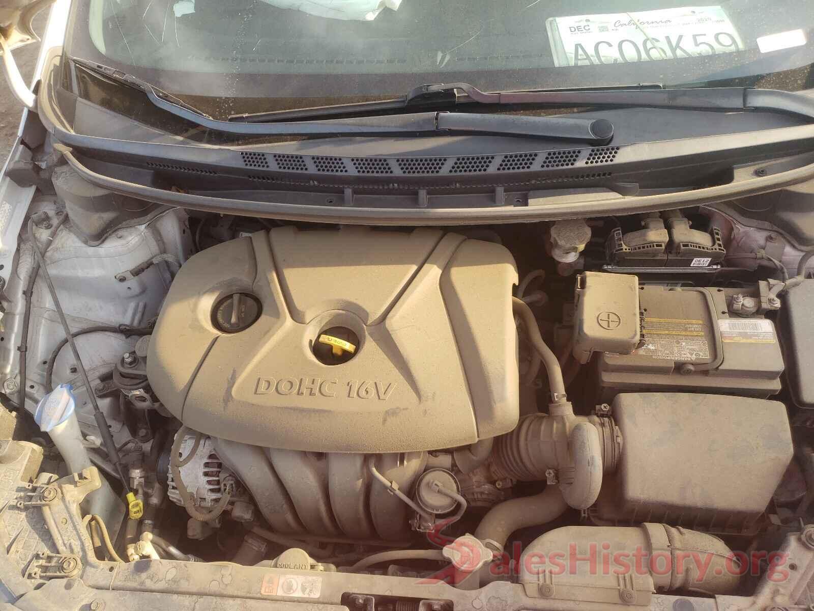 KNAFK4A66G5510068 2016 KIA FORTE