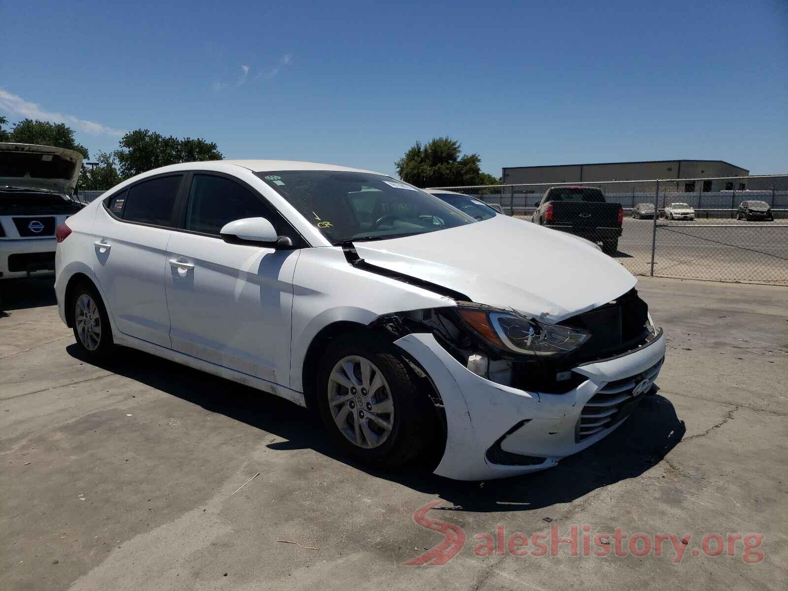 5NPD74LF4HH153600 2017 HYUNDAI ELANTRA