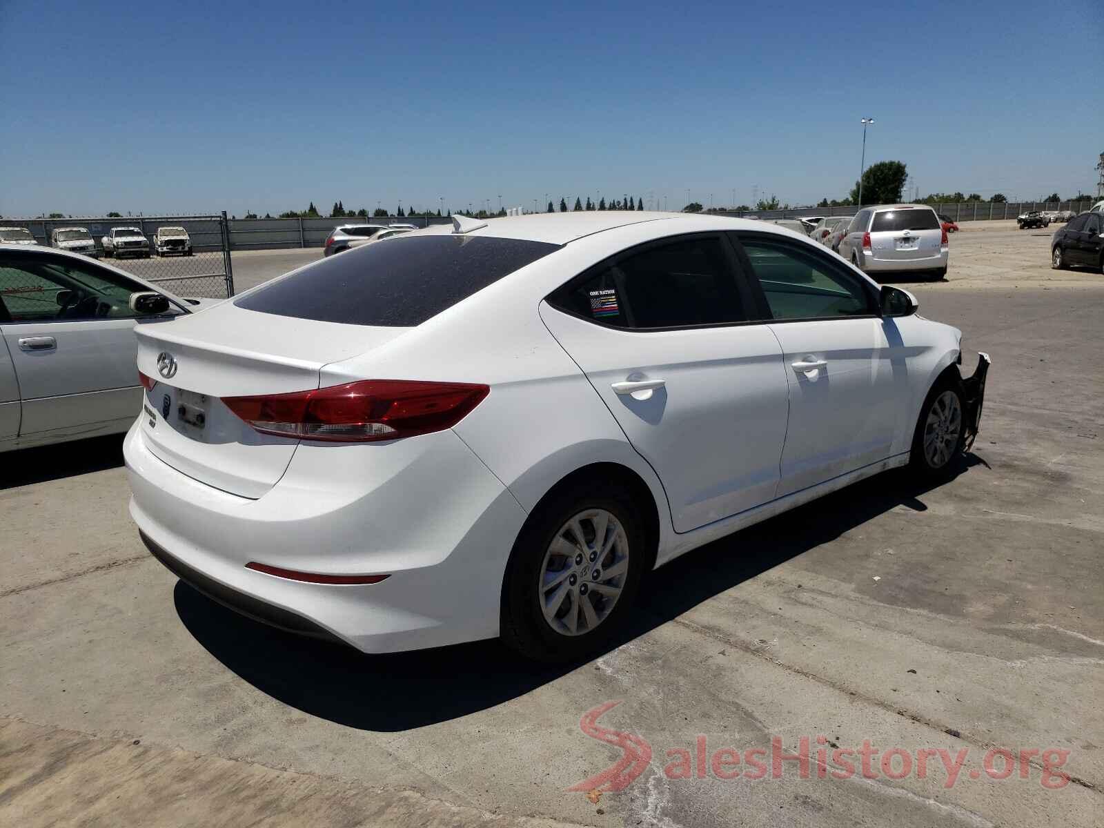 5NPD74LF4HH153600 2017 HYUNDAI ELANTRA