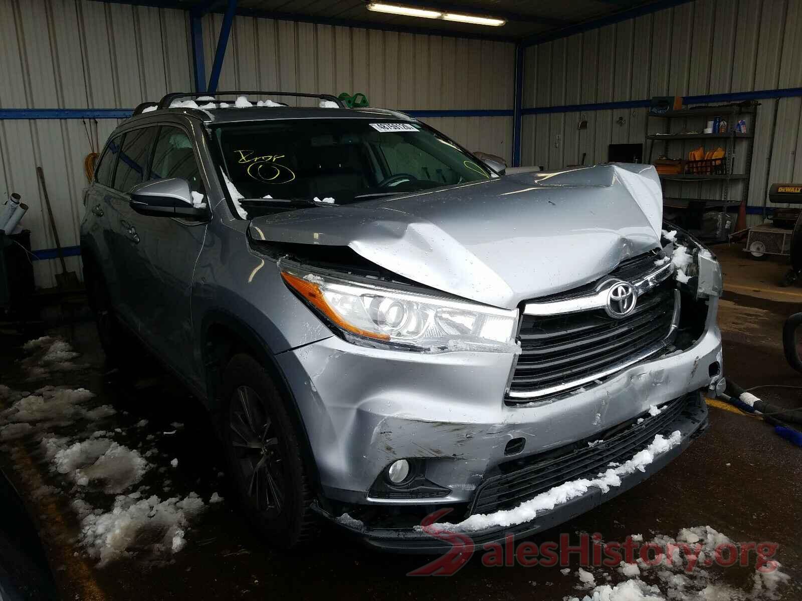 5TDJKRFHXGS237408 2016 TOYOTA HIGHLANDER