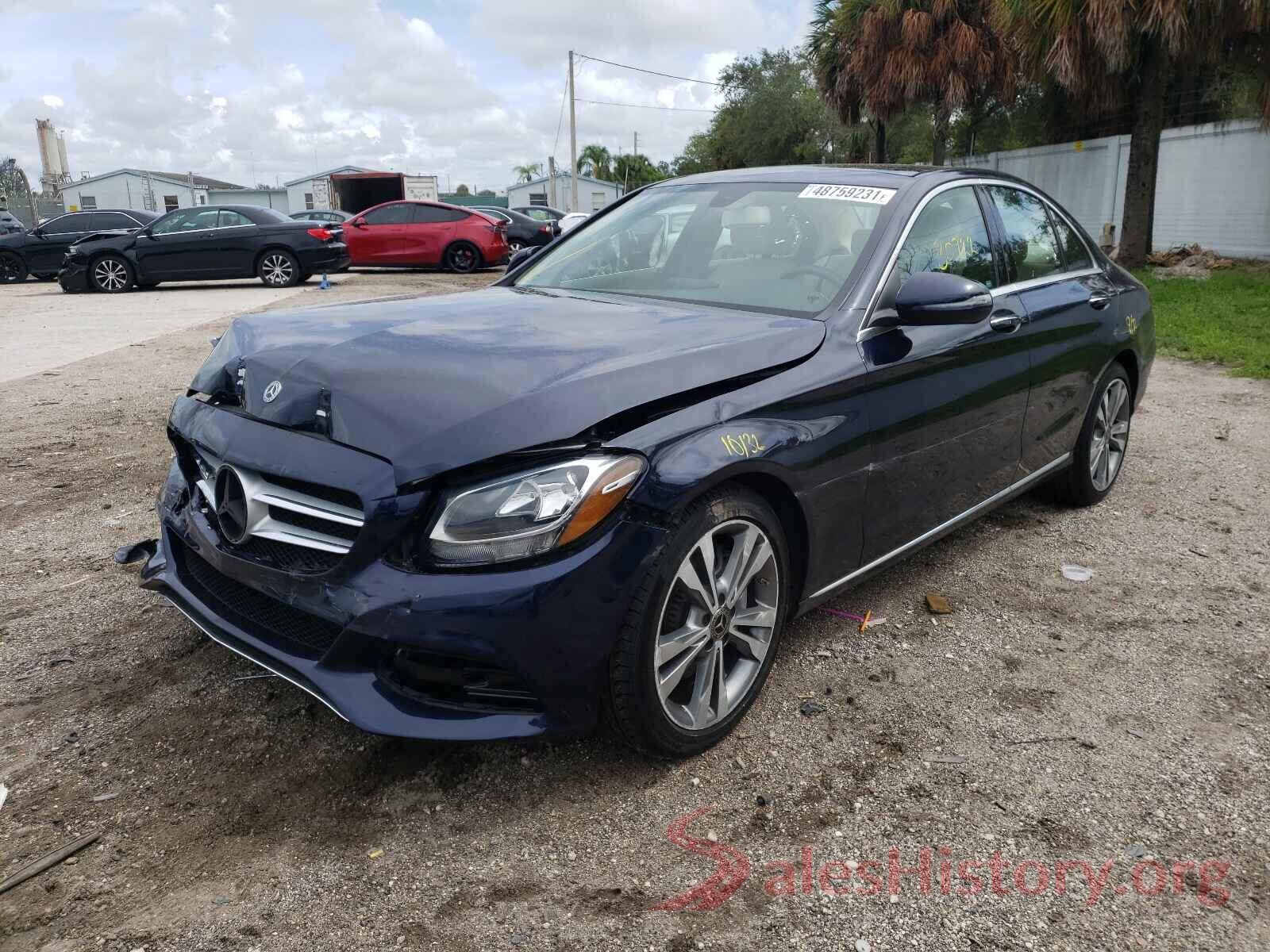 WDDWF4JB8JR312084 2018 MERCEDES-BENZ C-CLASS