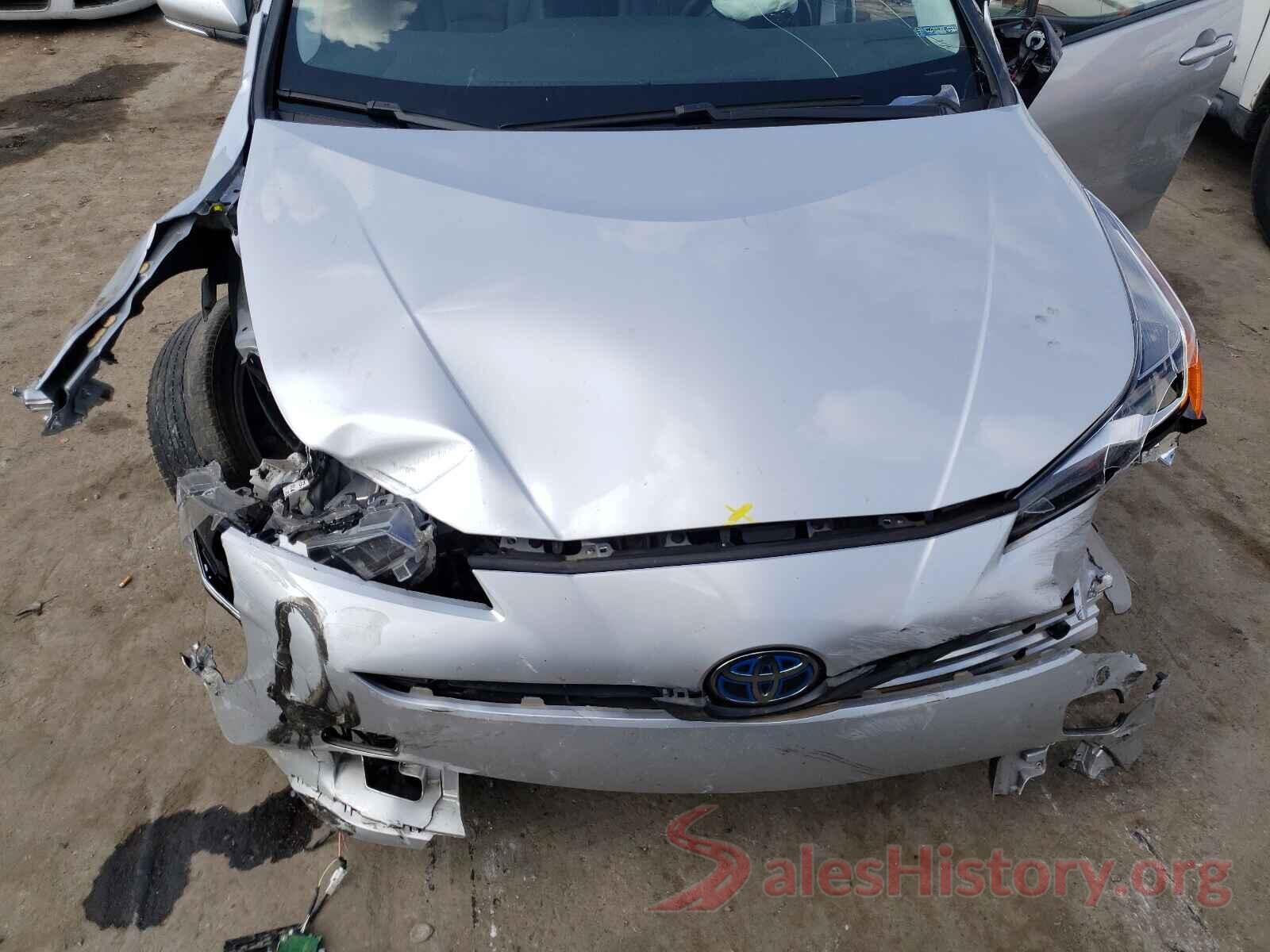 JTDKARFU1K3073304 2019 TOYOTA PRIUS