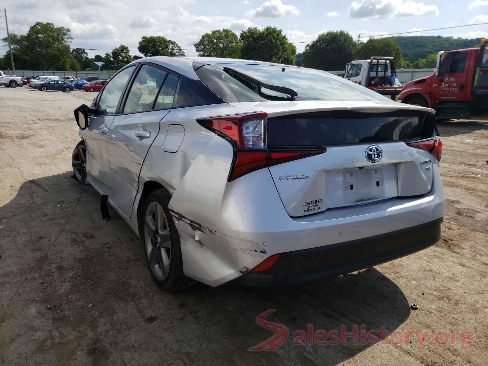 JTDKARFU1K3073304 2019 TOYOTA PRIUS