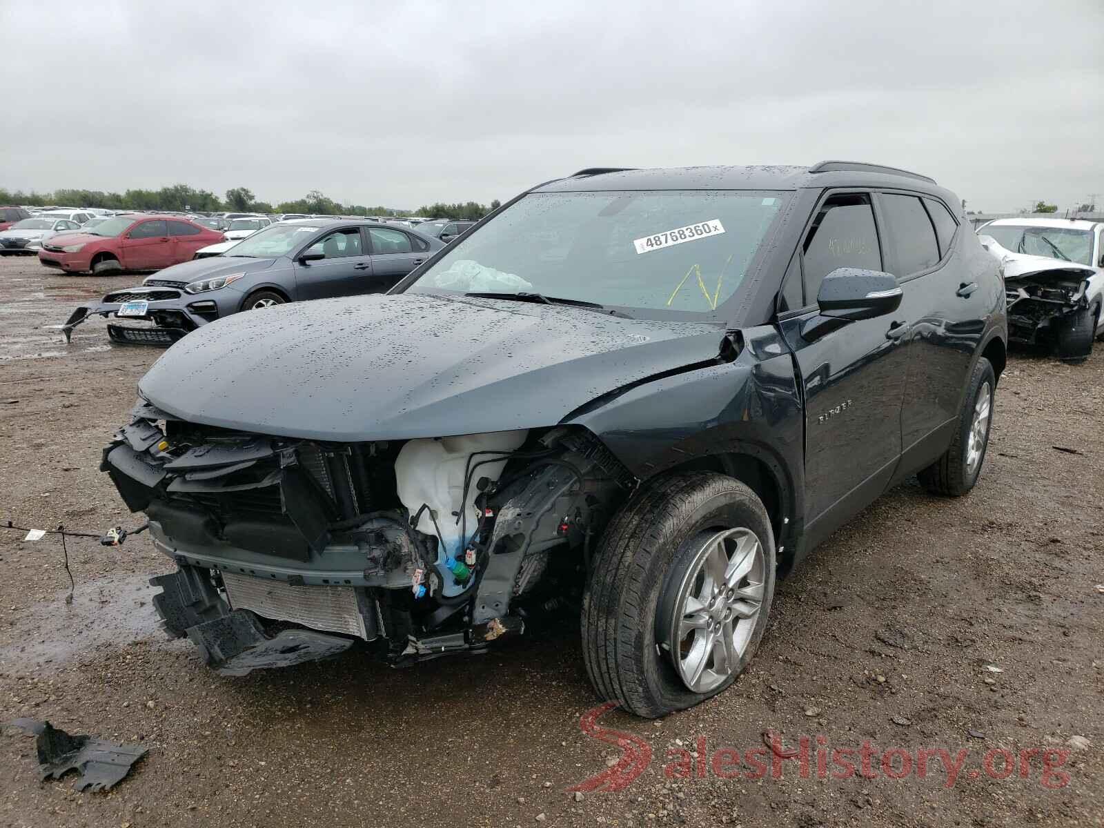 3GNKBBRA6KS676045 2019 CHEVROLET BLAZER 1LT