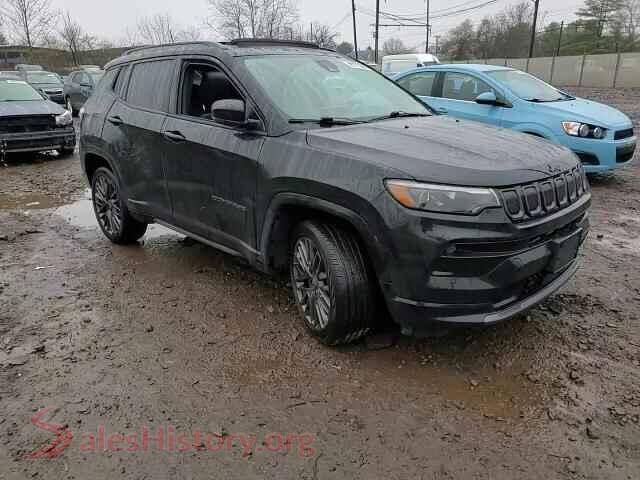 2022 JEEP COMPASS VIN 3C4NJDCB9NT115715, damage close-up