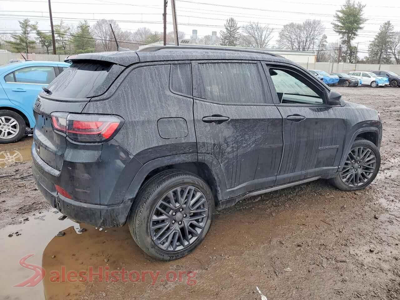 2022 JEEP COMPASS VIN 3C4NJDCB9NT115715, right side view