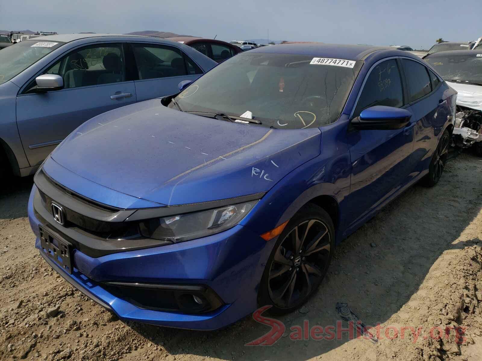 19XFC2F83KE209995 2019 HONDA CIVIC