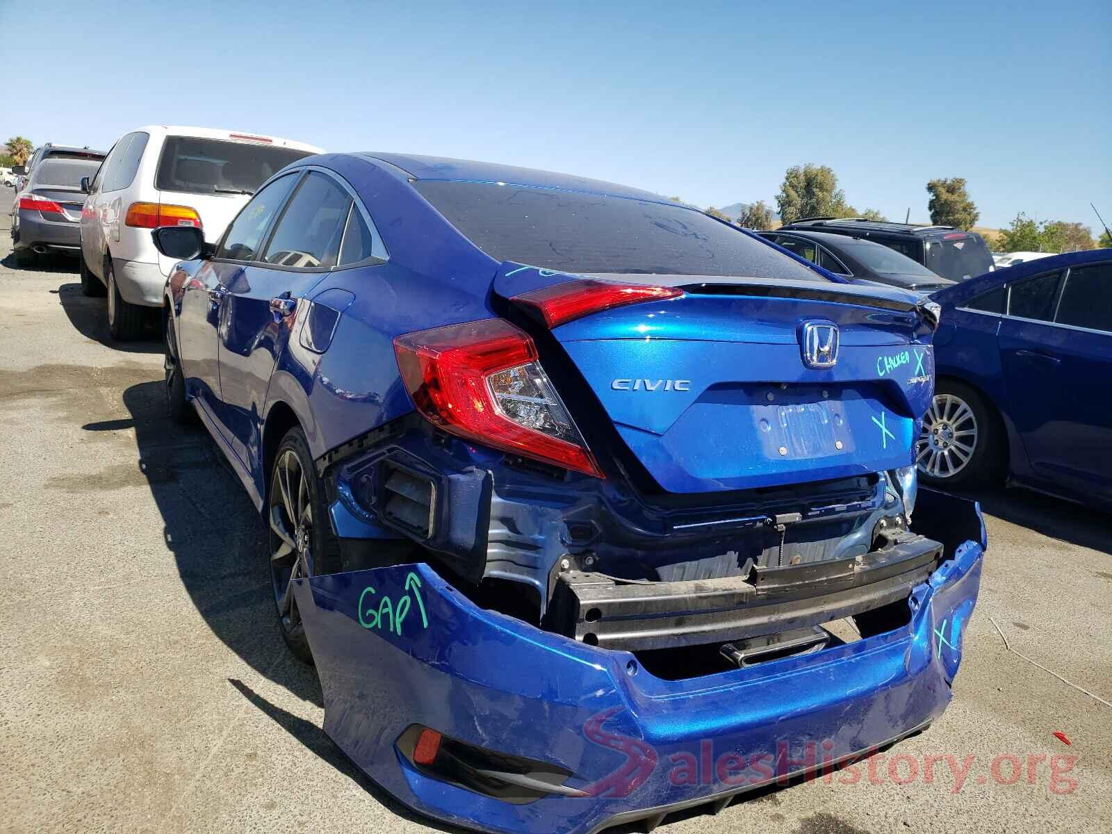 19XFC2F83KE209995 2019 HONDA CIVIC