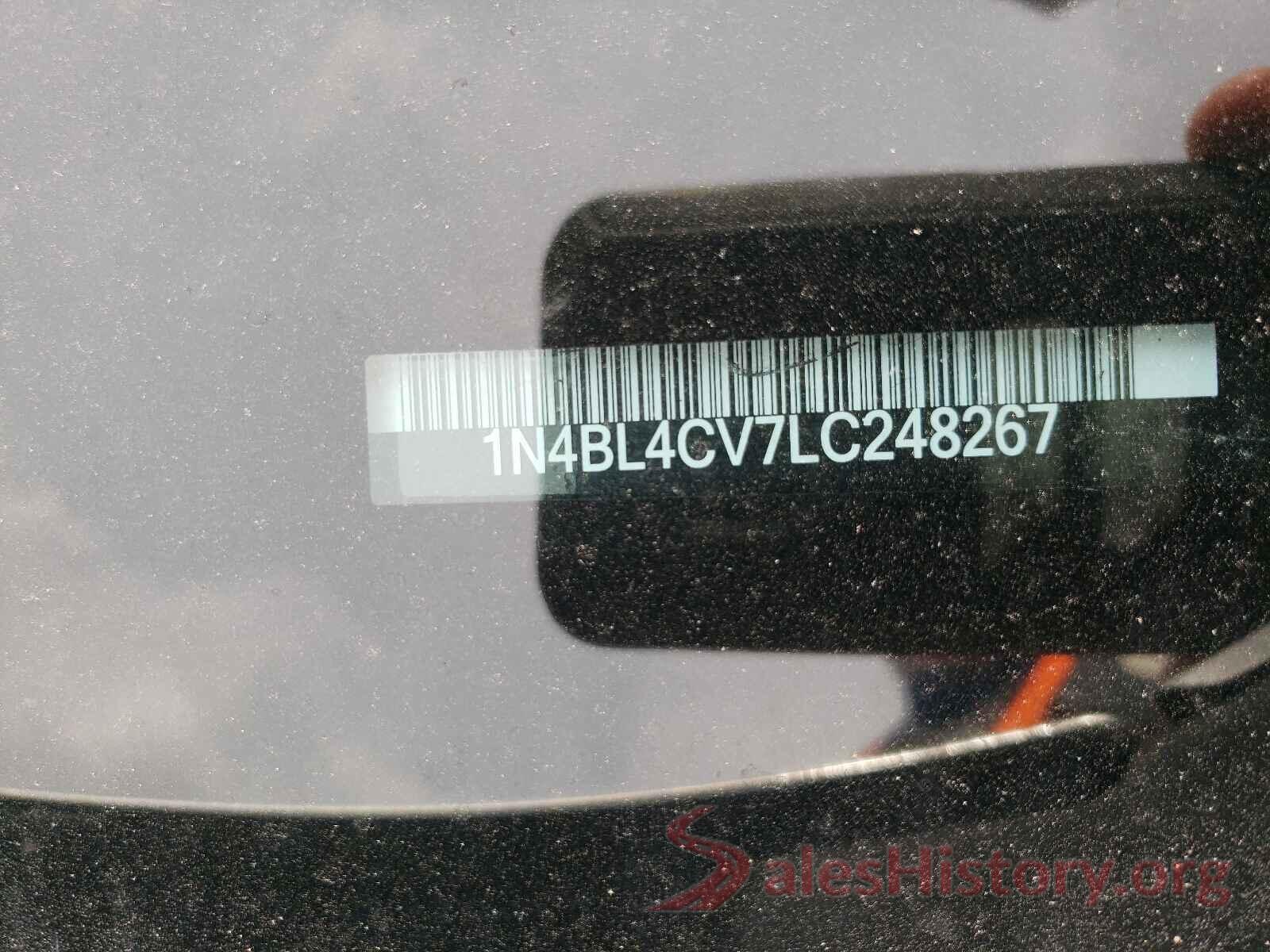 1N4BL4CV7LC248267 2020 NISSAN ALTIMA