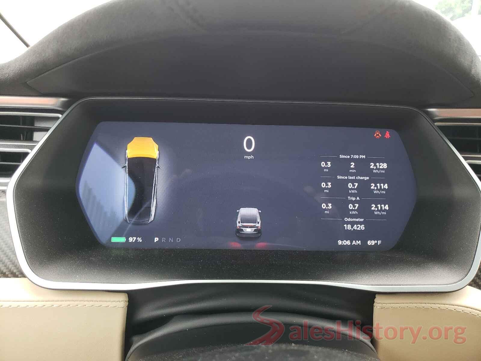 5YJXCDE23HF051237 2017 TESLA MODEL X