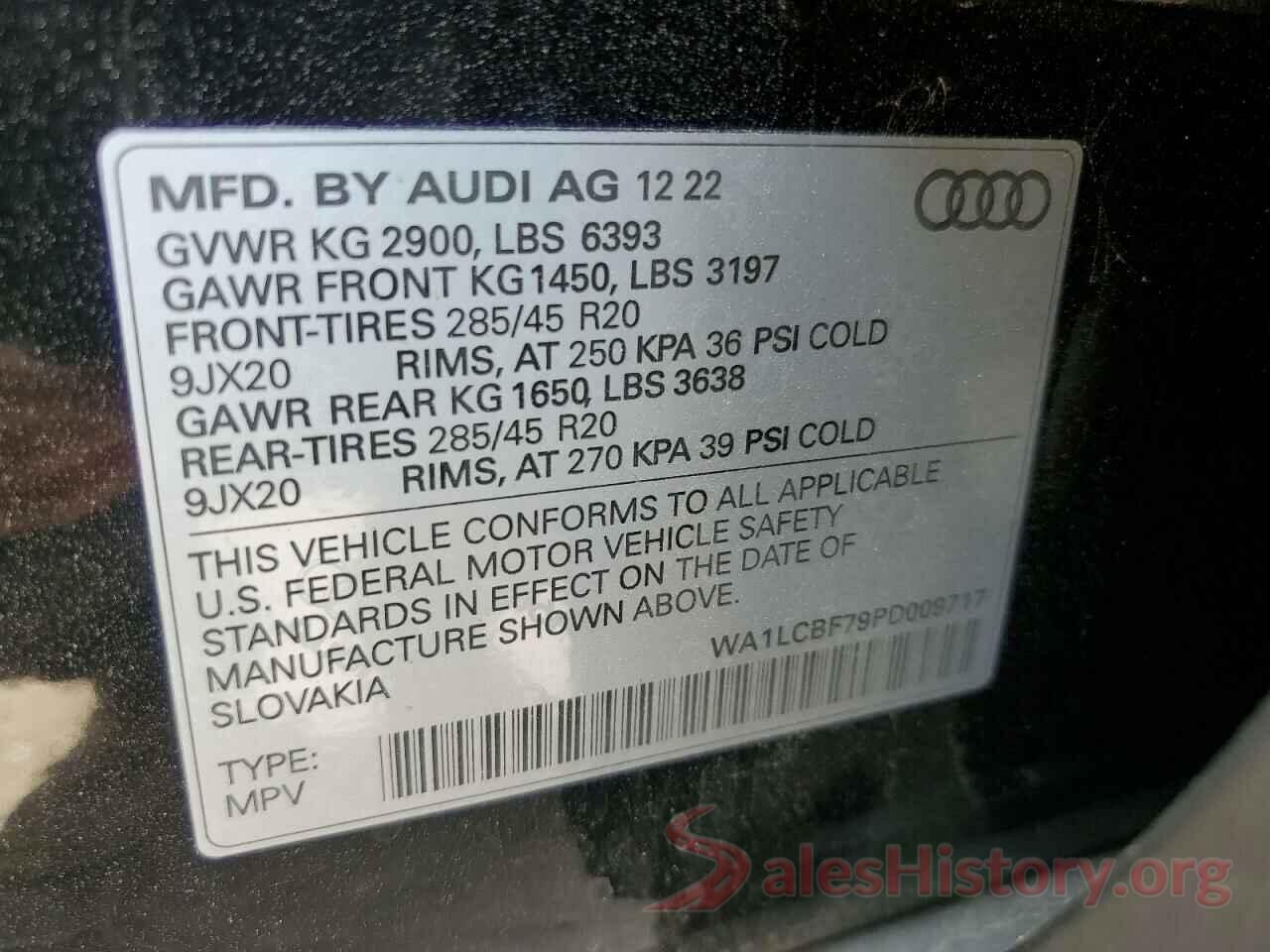 WA1LCBF79PD009717 2023 AUDI Q7