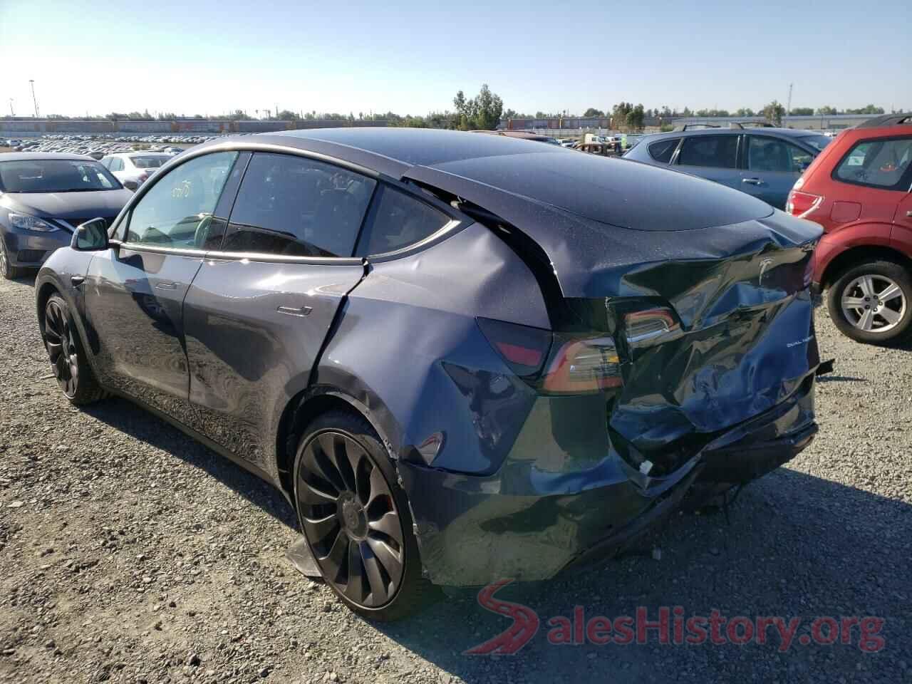 7SAYGDEF5NF391421 2022 TESLA MODEL Y