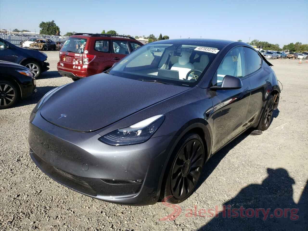 7SAYGDEF5NF391421 2022 TESLA MODEL Y