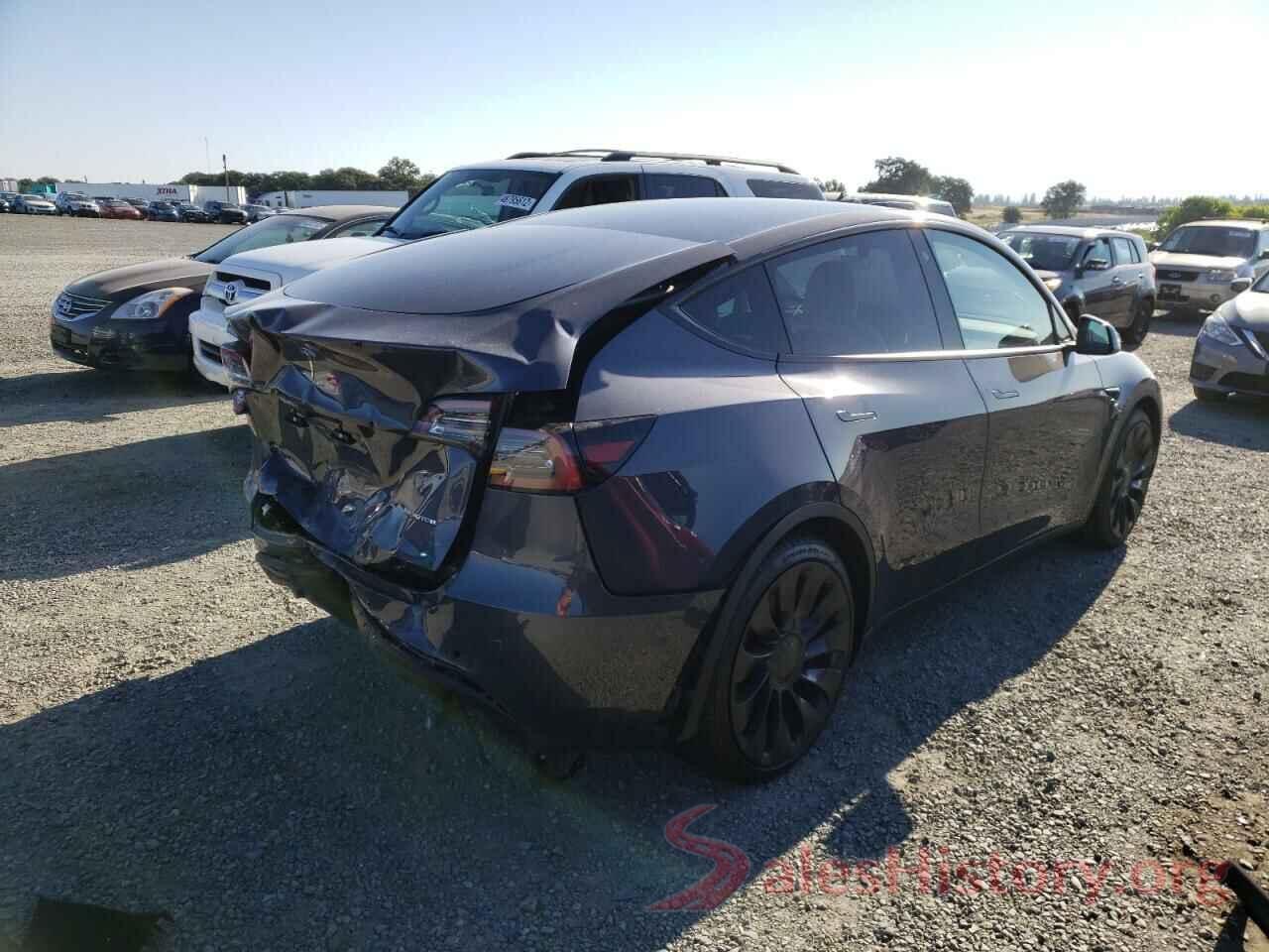 7SAYGDEF5NF391421 2022 TESLA MODEL Y