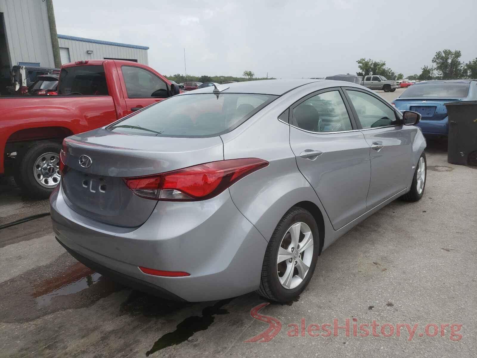 5NPDH4AE7GH765957 2016 HYUNDAI ELANTRA