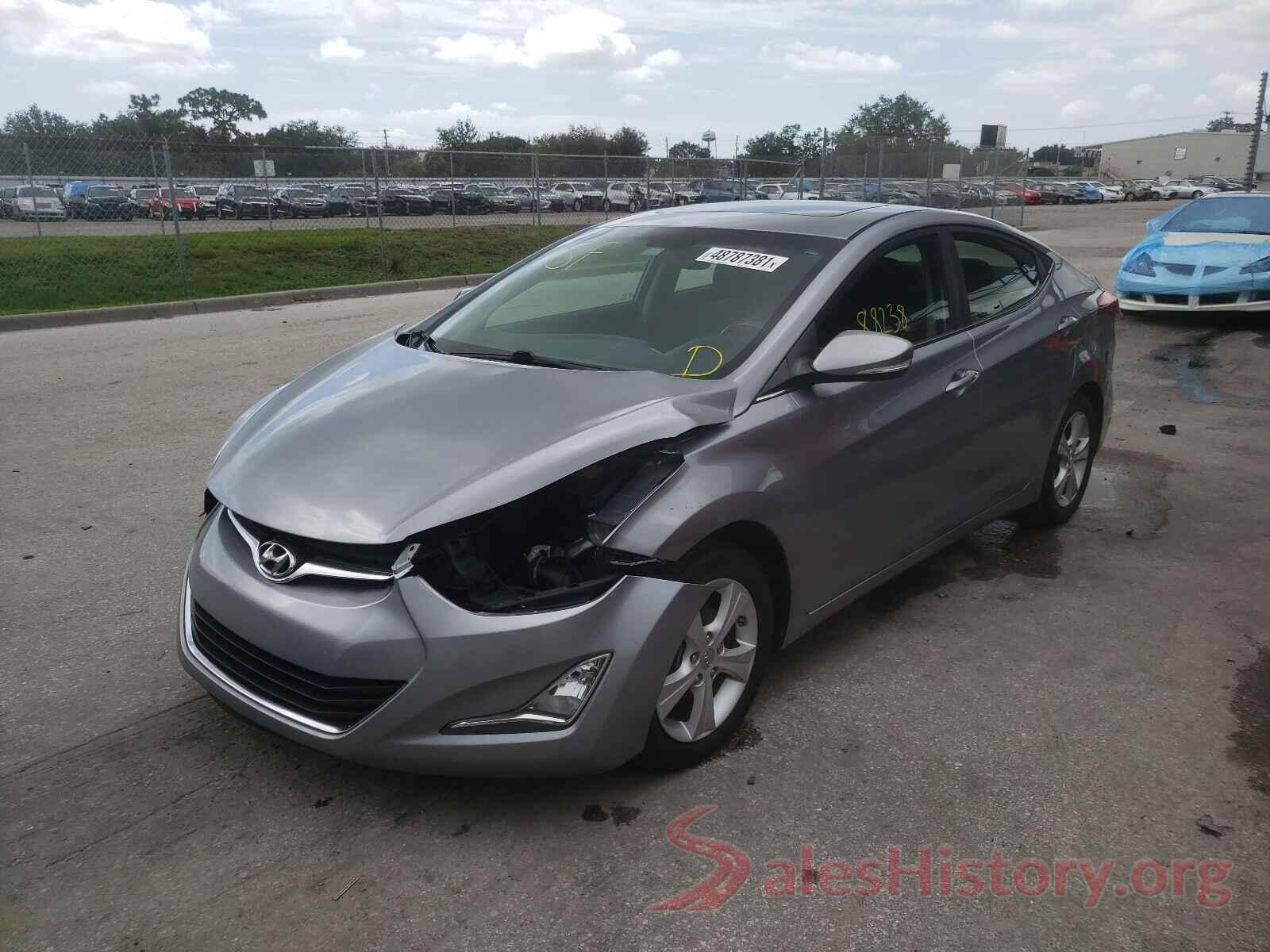 5NPDH4AE7GH765957 2016 HYUNDAI ELANTRA