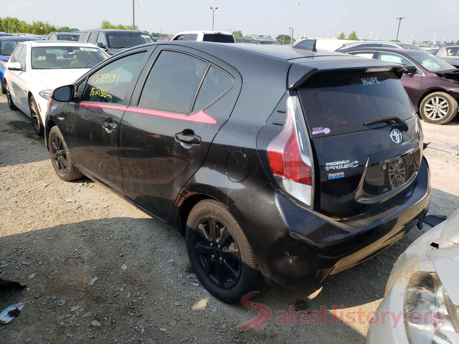 JTDKDTB37G1119383 2016 TOYOTA PRIUS