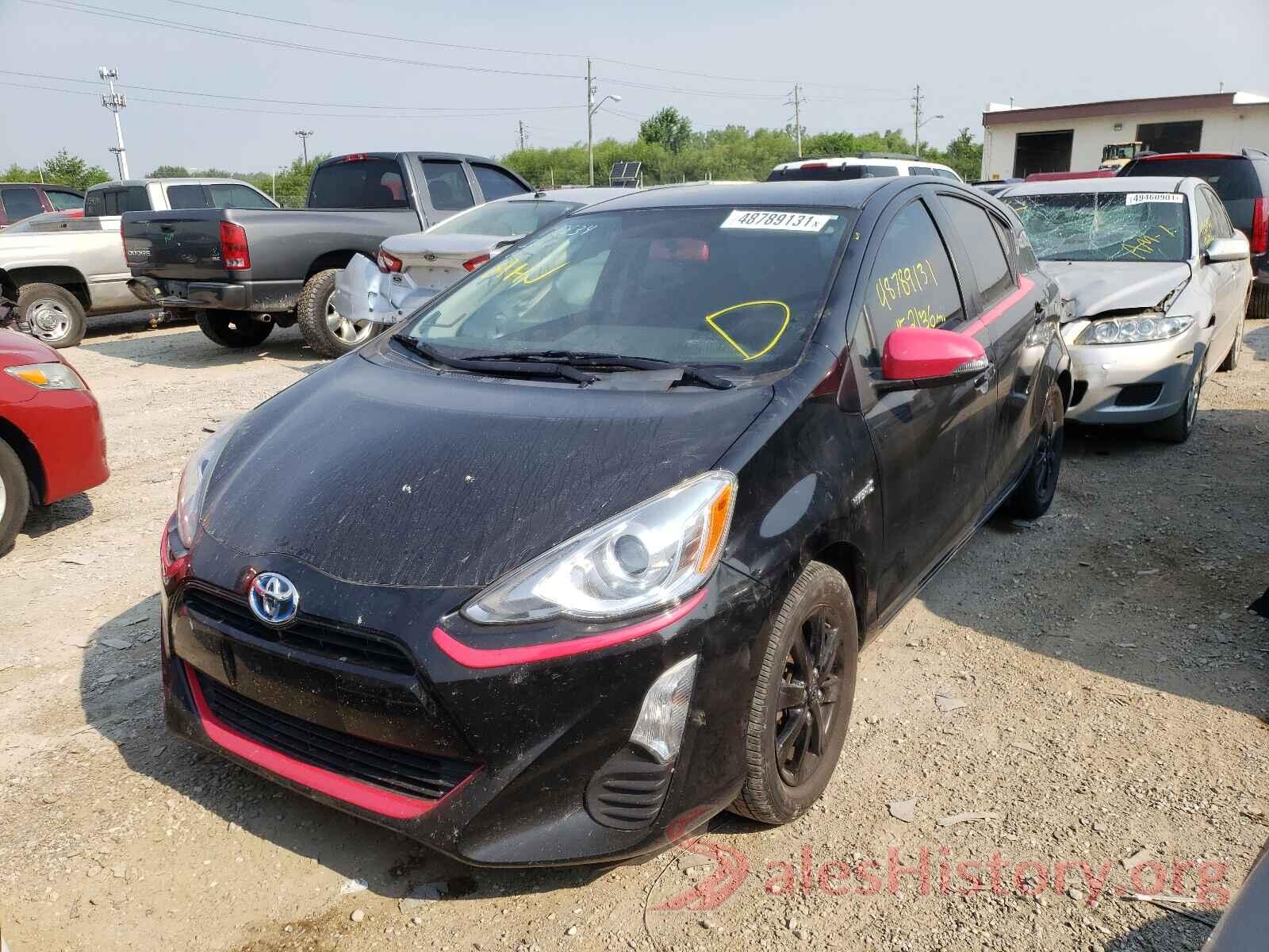 JTDKDTB37G1119383 2016 TOYOTA PRIUS