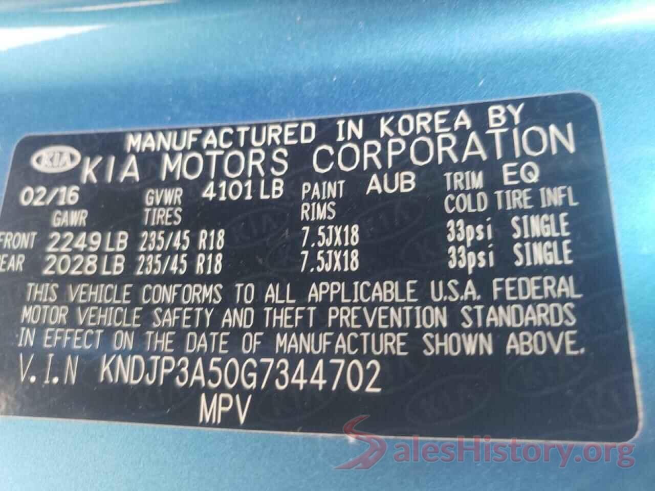 KNDJP3A50G7344702 2016 KIA SOUL