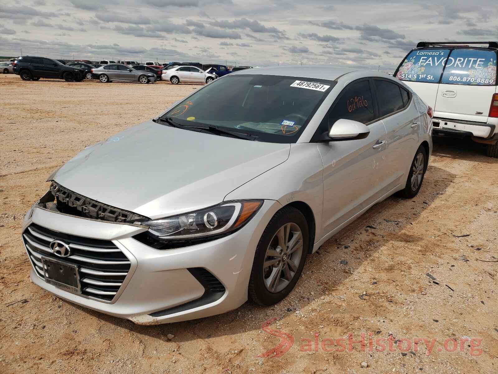 5NPD84LF8JH364141 2018 HYUNDAI ELANTRA