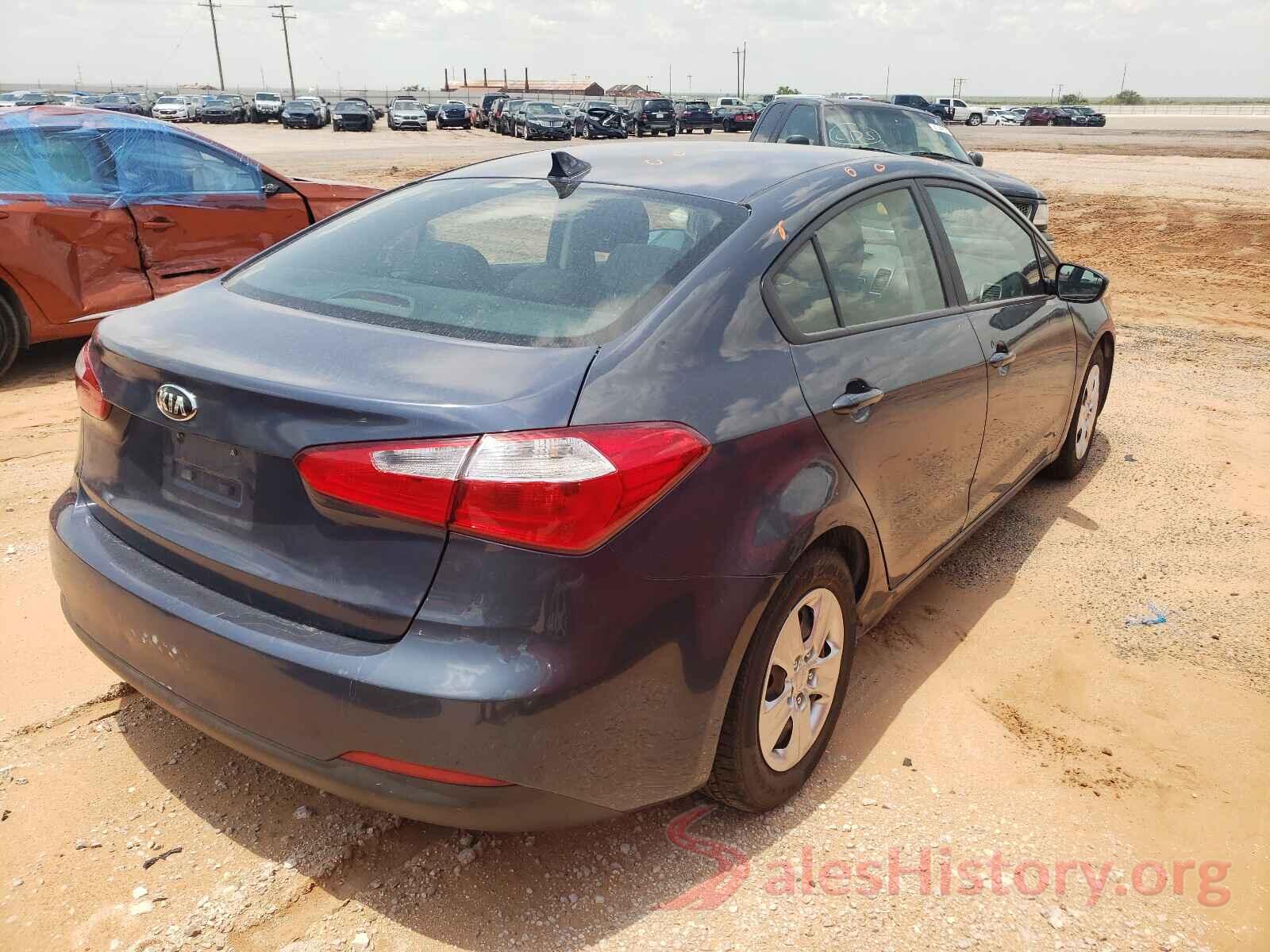 KNAFK4A69G5584522 2016 KIA FORTE