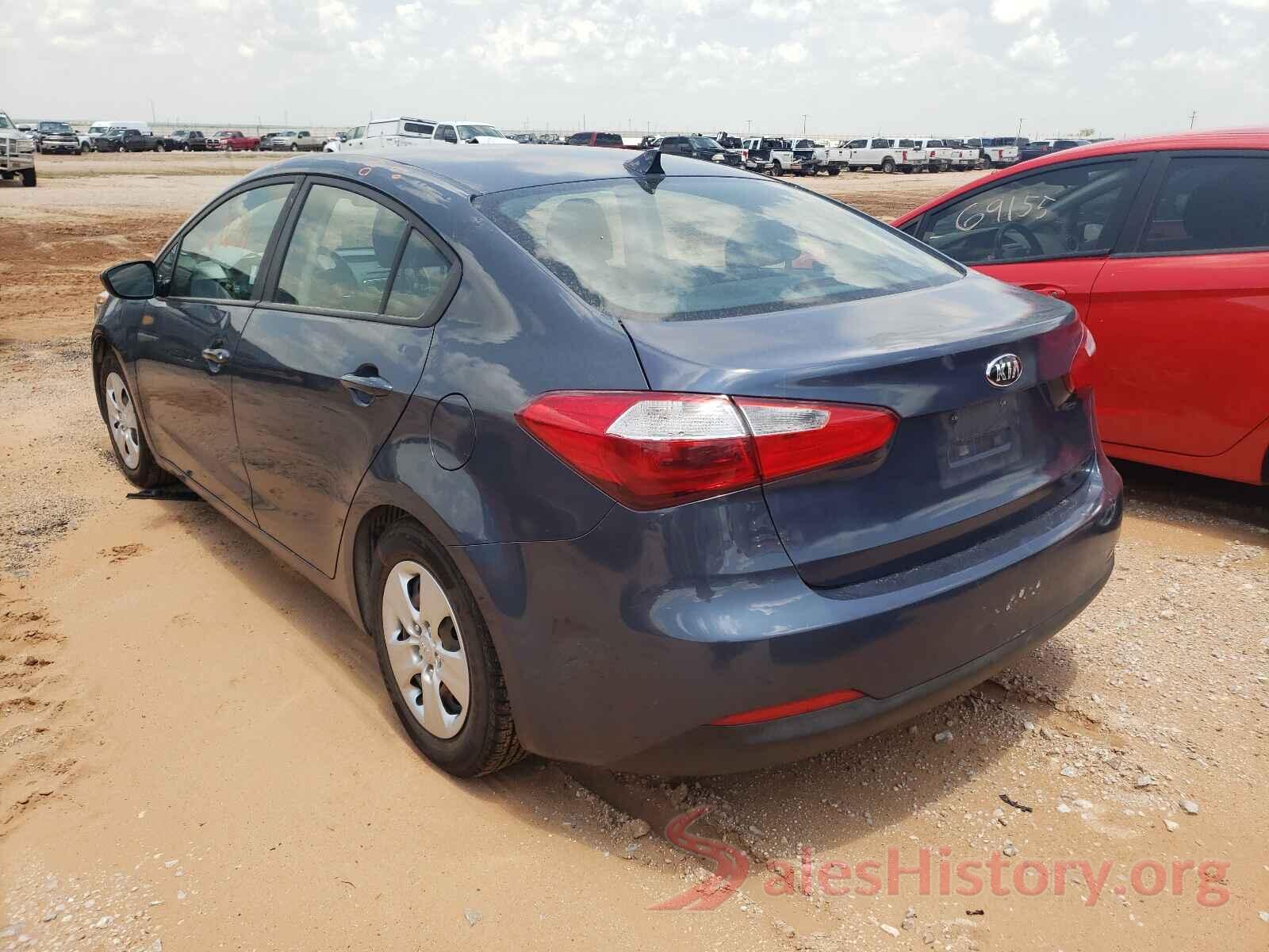 KNAFK4A69G5584522 2016 KIA FORTE