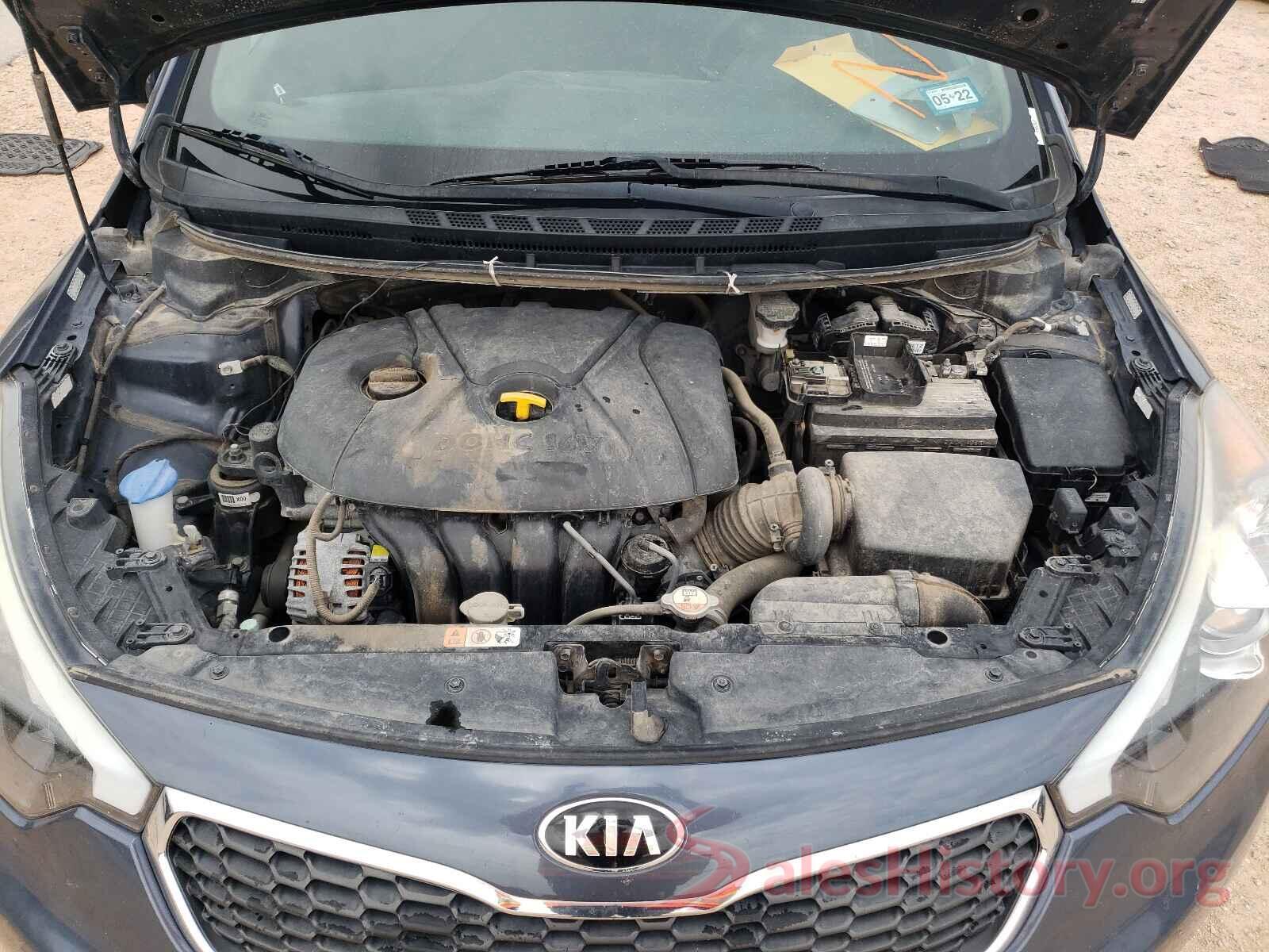 KNAFK4A69G5584522 2016 KIA FORTE