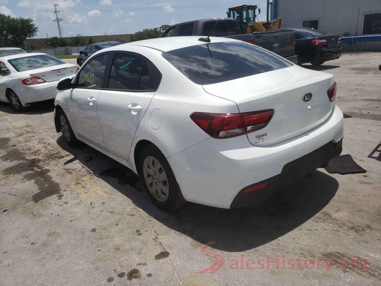 3KPA24AD4LE299012 2020 KIA RIO