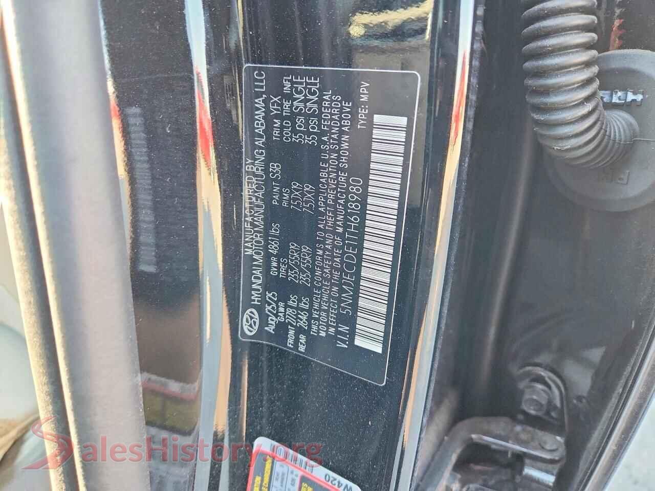 2026 HYUNDAI TUCSON VIN 5NMJECDE1TH618980, damage close-up