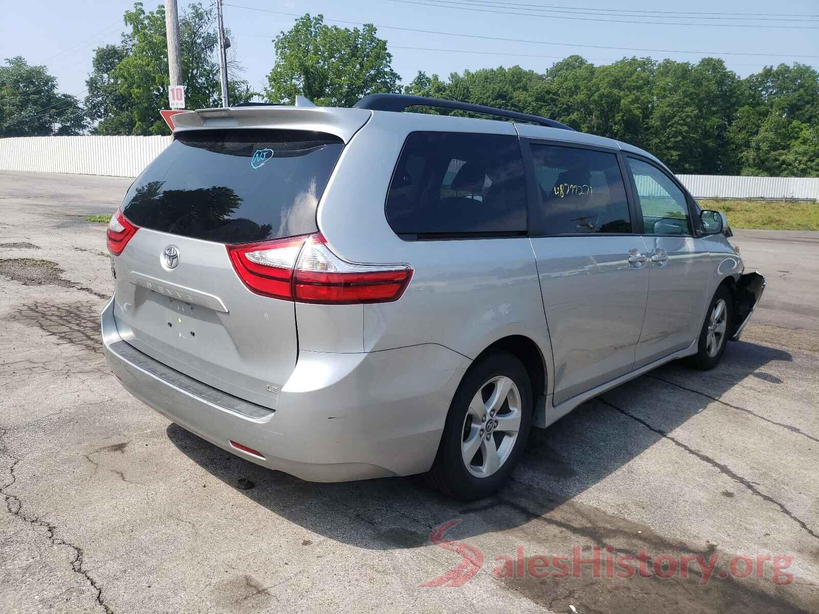 5TDKZ3DCXKS011818 2019 TOYOTA SIENNA