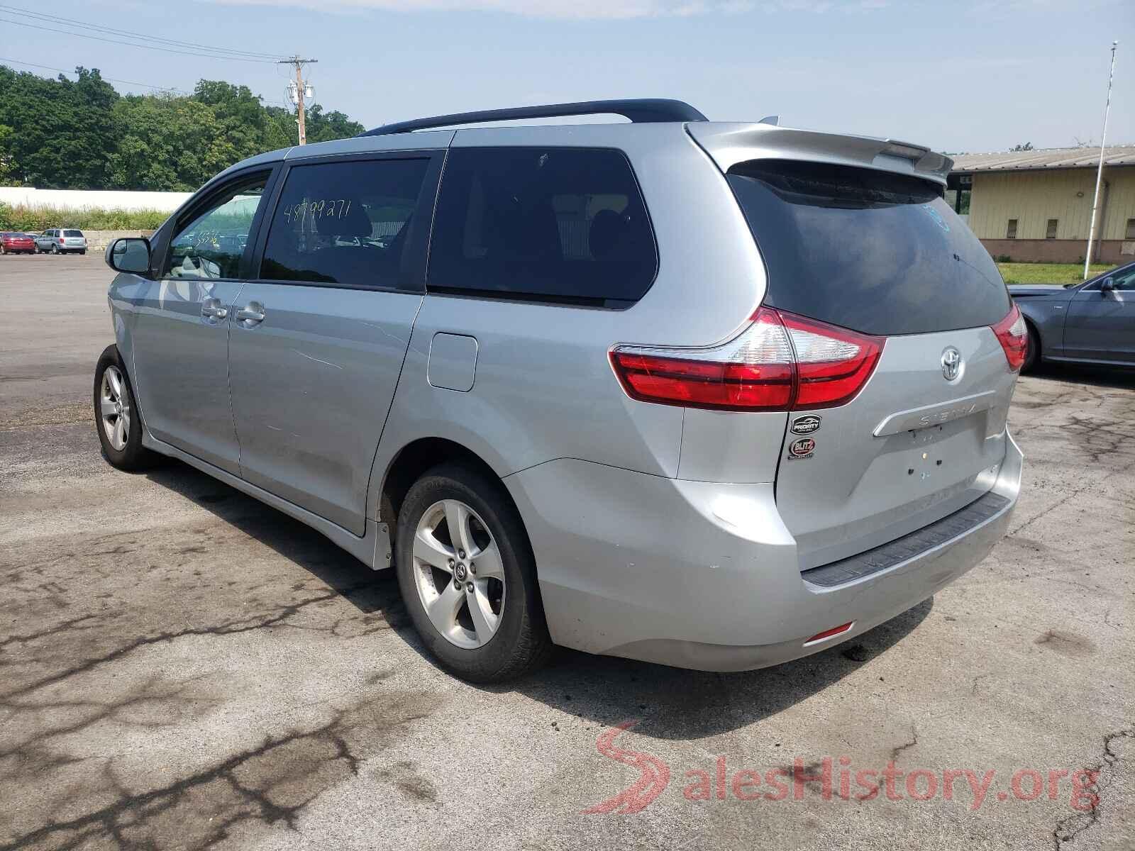 5TDKZ3DCXKS011818 2019 TOYOTA SIENNA