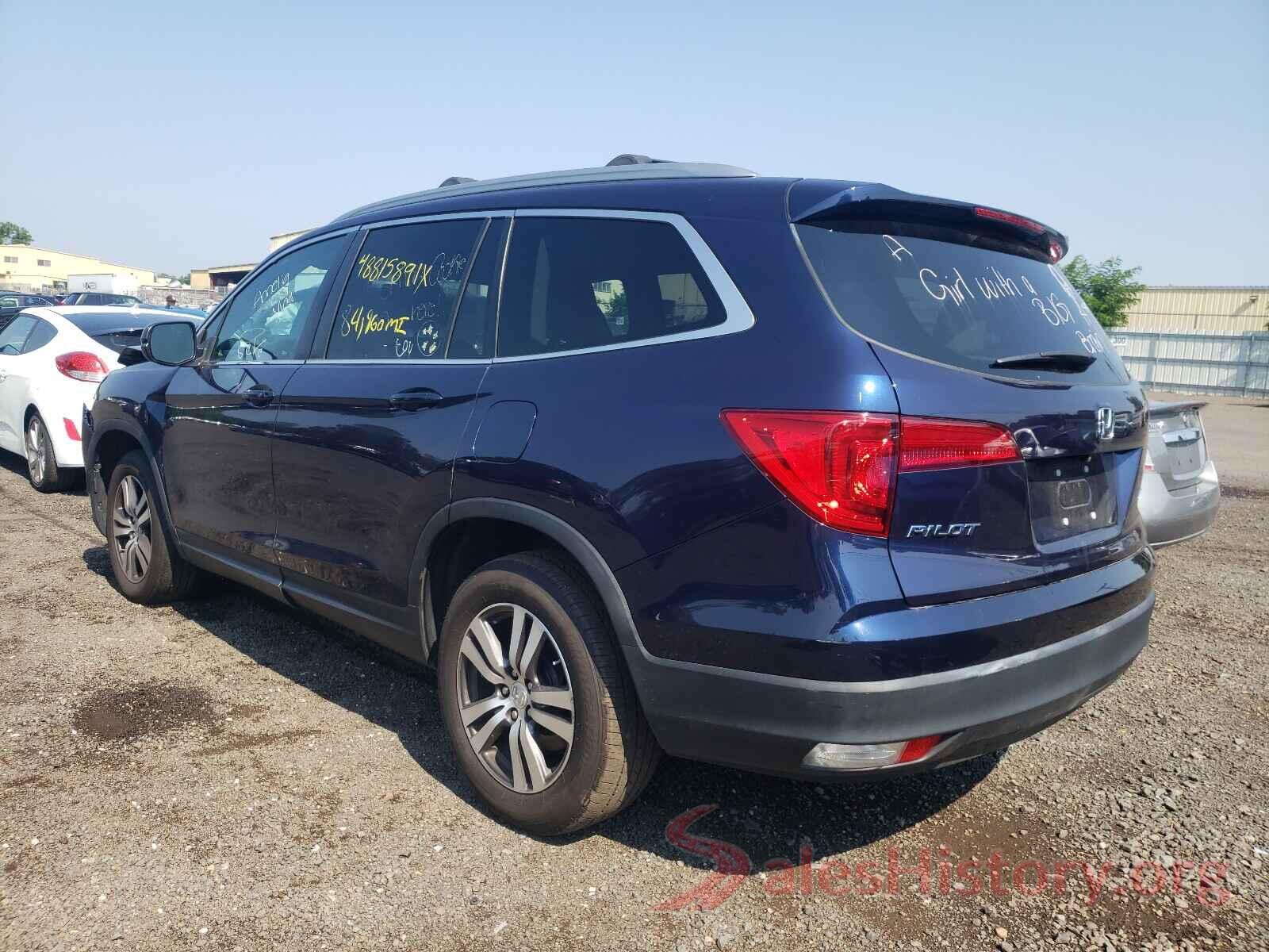 5FNYF6H54GB031736 2016 HONDA PILOT