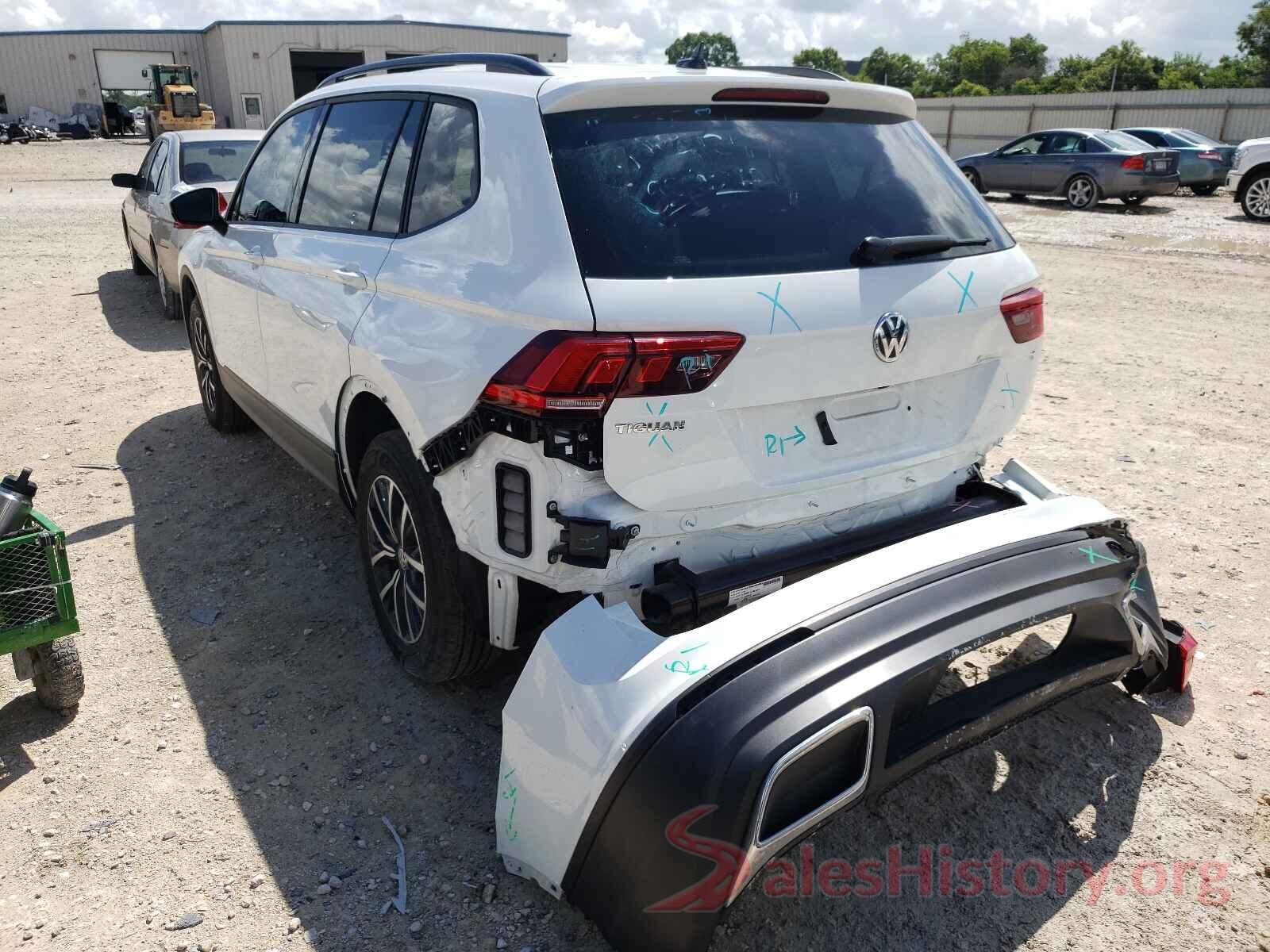 3VV1B7AX9MM000733 2021 VOLKSWAGEN TIGUAN