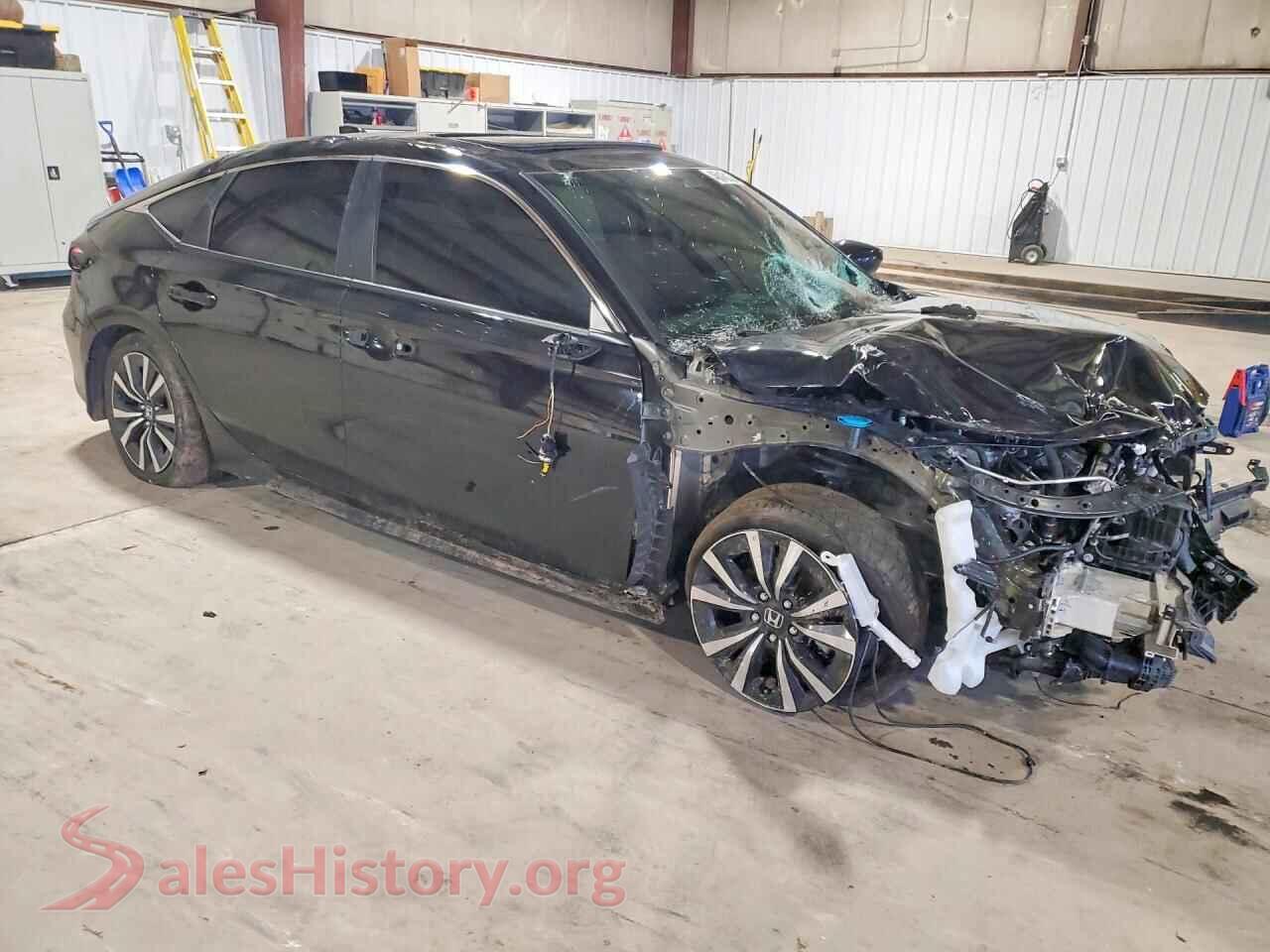 2022 HONDA CIVIC VIN 19XFL1H78NE005020, rear 3/4 view
