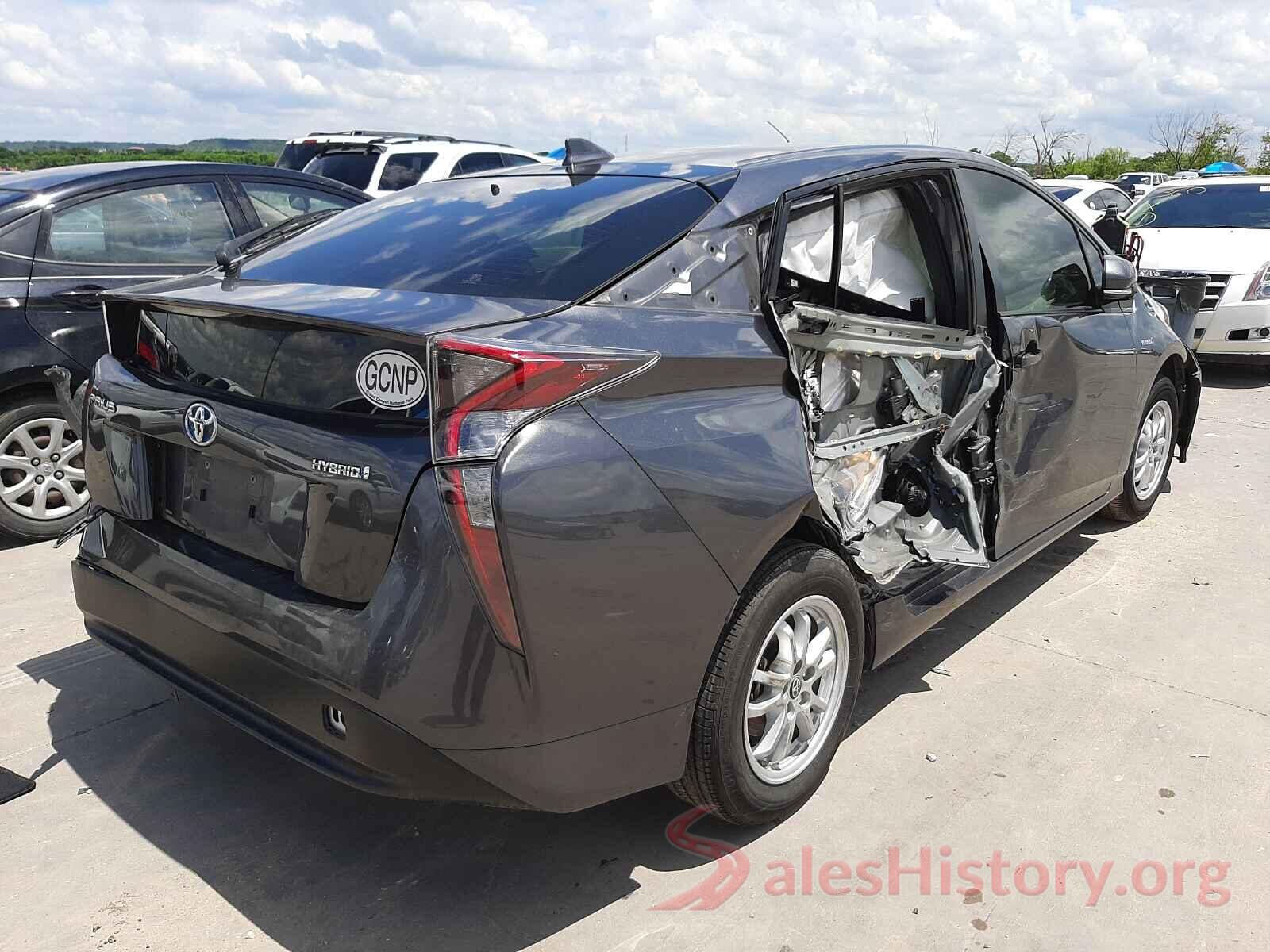 JTDKBRFU2G3011365 2016 TOYOTA PRIUS