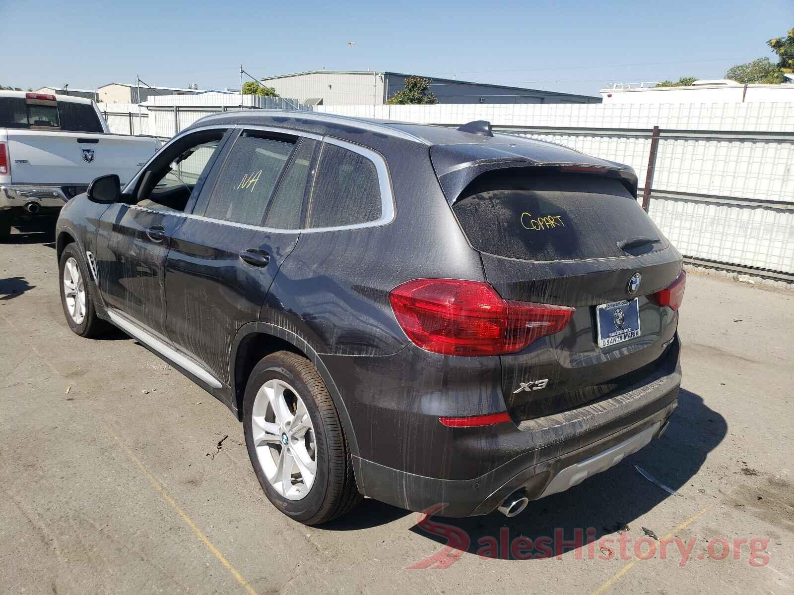 5UXTR7C57KLF27653 2019 BMW X3