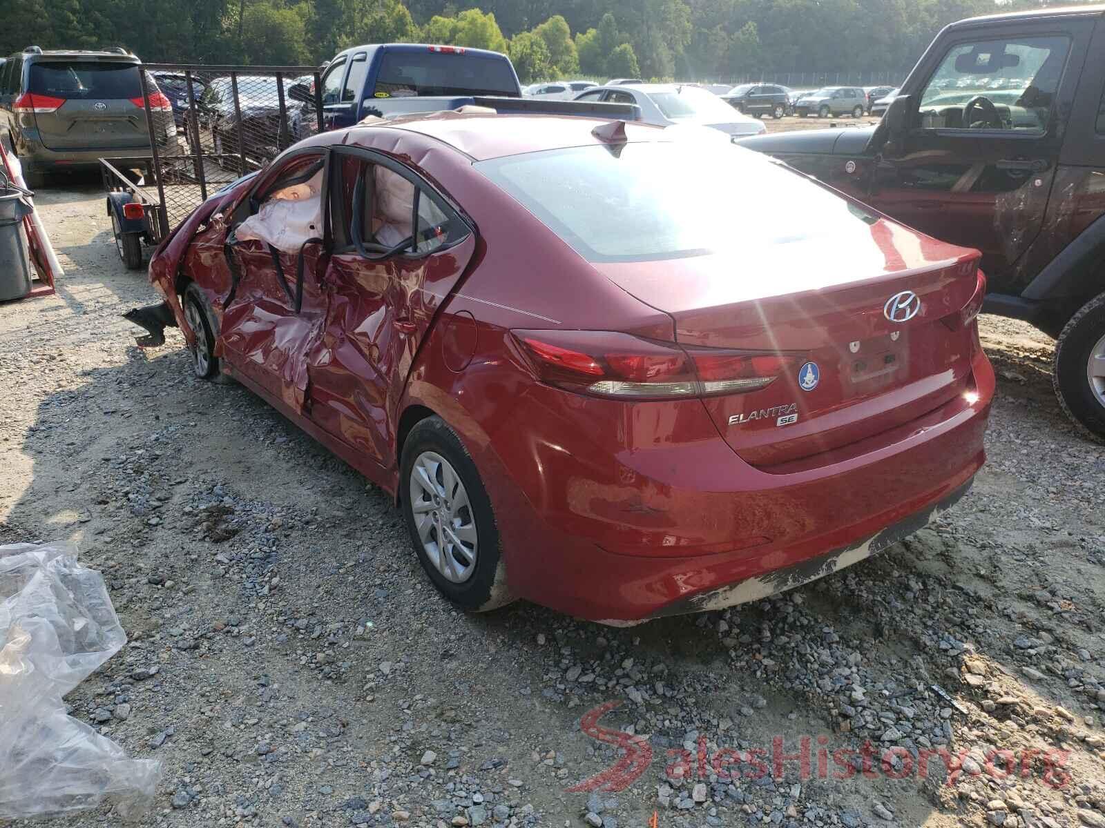 KMHD74LF5HU372955 2017 HYUNDAI ELANTRA