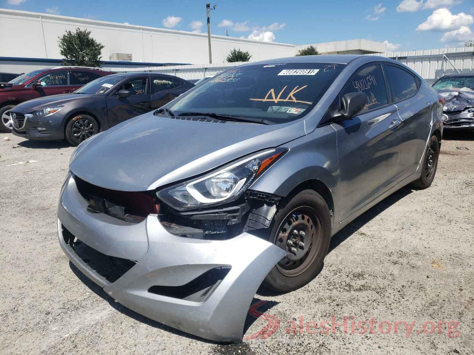 5NPDH4AEXGH793235 2016 HYUNDAI ELANTRA