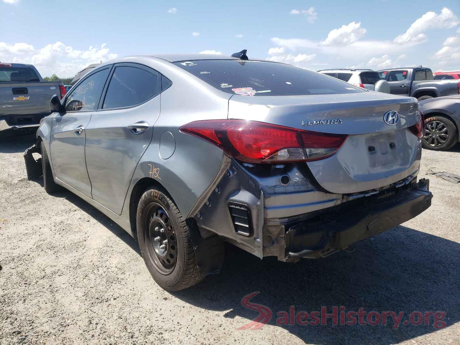 5NPDH4AEXGH793235 2016 HYUNDAI ELANTRA