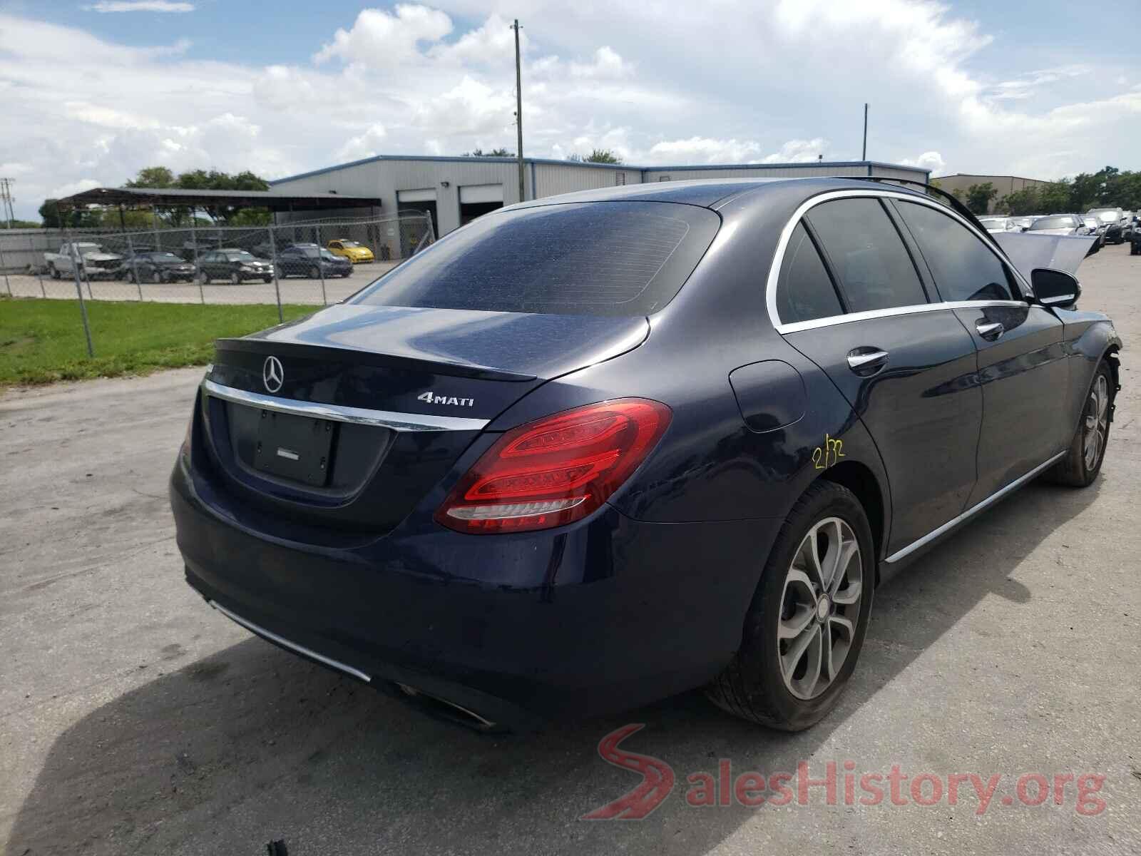 55SWF4KB4GU107707 2016 MERCEDES-BENZ C CLASS