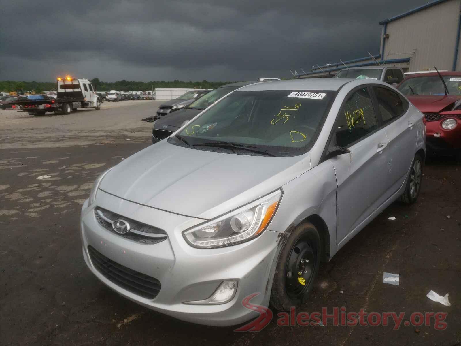 KMHCU4AE7GU064957 2016 HYUNDAI ACCENT