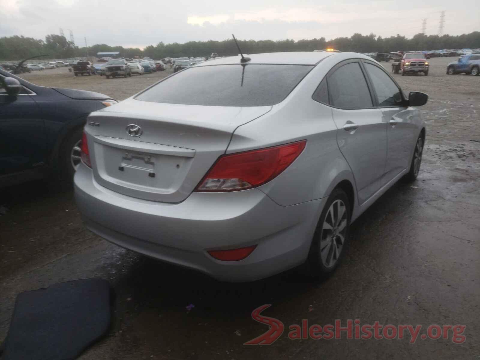 KMHCU4AE7GU064957 2016 HYUNDAI ACCENT