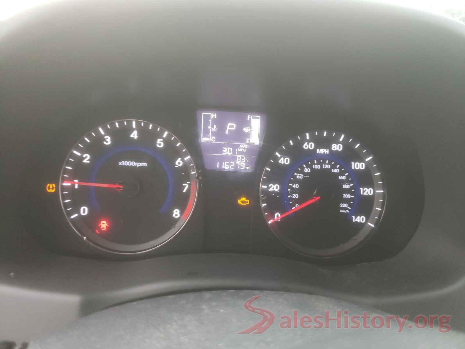 KMHCU4AE7GU064957 2016 HYUNDAI ACCENT