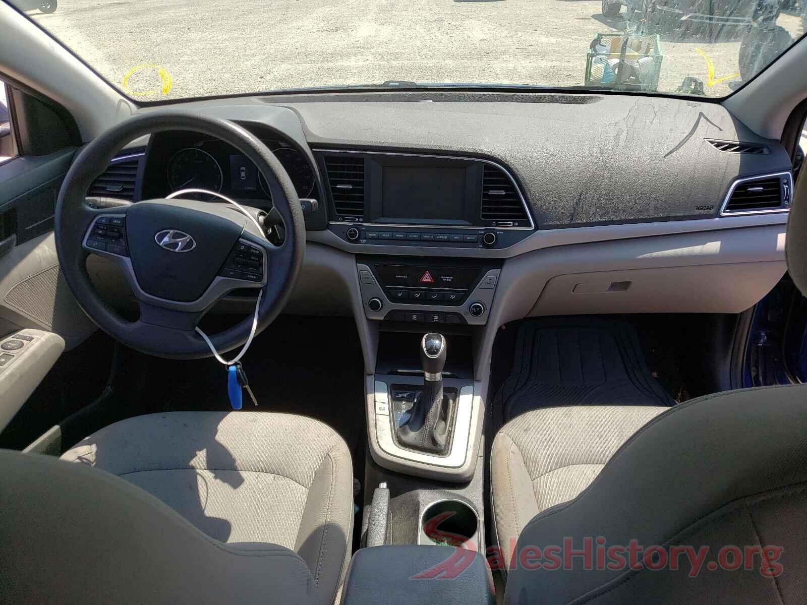 5NPD84LF5JH338001 2018 HYUNDAI ELANTRA