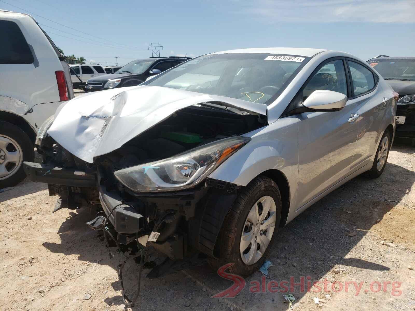 5NPDH4AE0GH687201 2016 HYUNDAI ELANTRA