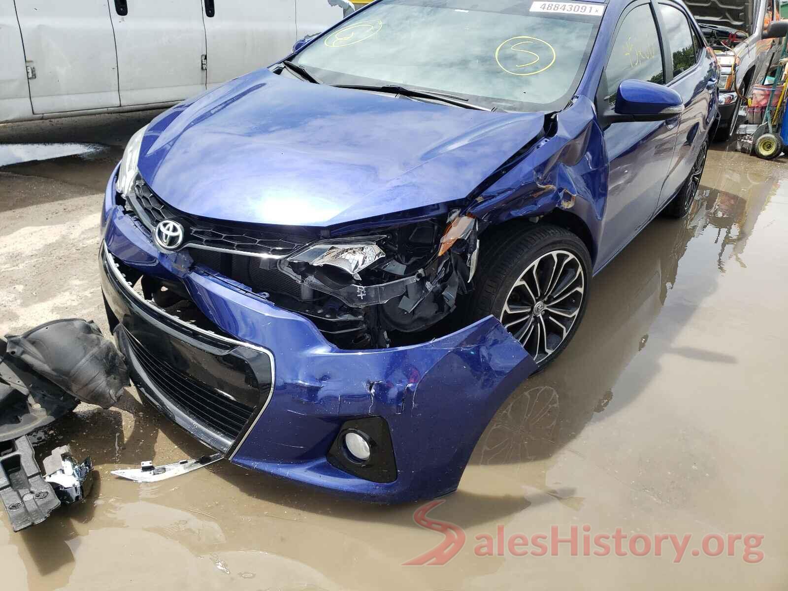 5YFBURHE6GP548389 2016 TOYOTA COROLLA